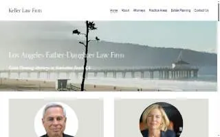 The Keller Law Firm website