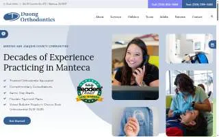 Duong Orthodontics website