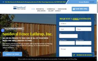 Sandoval Fence Lathrop of Manteca