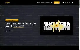 The Bhangra Institute website