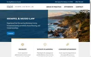 Hempel and Mudd Law of Marina website