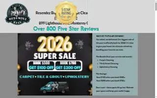 Resendez Bros. Carpet &Tile Cleaning of Marina website