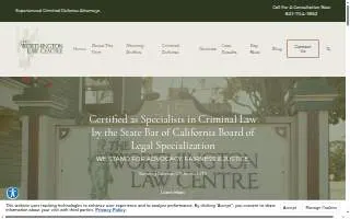 The Worthington Law Centre website