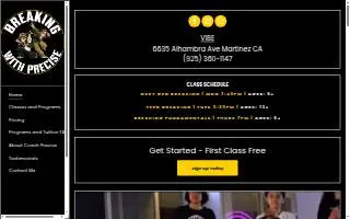 Breaking With Precise website