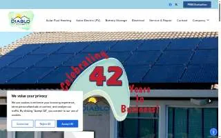 Diablo Solar & Electrical Services, Inc. website