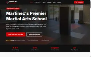 Element ATA Martial Arts website