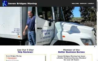 Seven Bridges Moving website