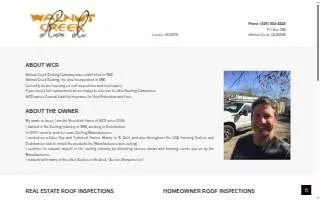 Walnut Creek Roofing website
