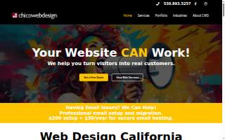Chico Web Design website