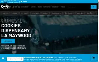 Cookies Dispensary Los Angeles website