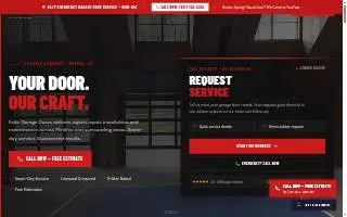 Exito Garage Doors website