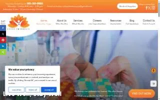 Lotus Pharmacy website