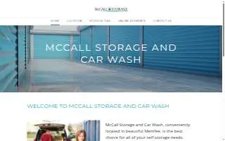 Mc Call Storage & Carwash Inc website