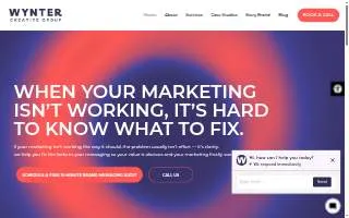 Wynter Creative Group, LLC of Menifee website