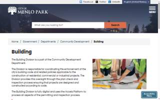 City of Menlo Park Building Division