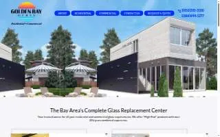 Golden Bay Glass Inc of Menlo Park website