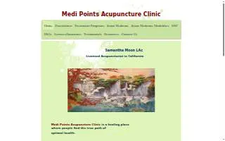 Medi Points Acupuncture Clinic website