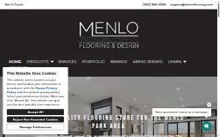 Menlo Flooring & Design of Menlo Park website