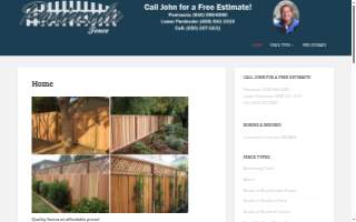 Peninsula Fence website