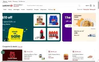 Safeway of Menlo Park website