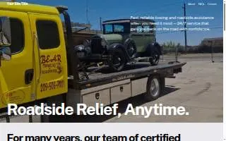 Bear Towing website