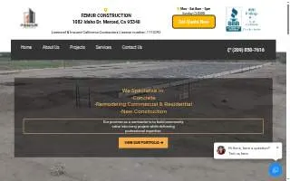 Femur Construction website