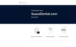 Suave Dental of Merced website