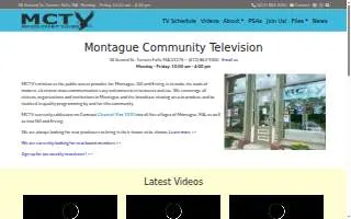 MCTV Community Media website
