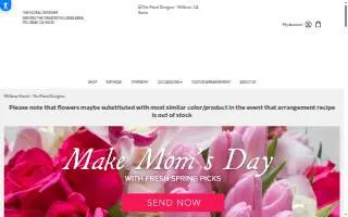 The Floral Designer website