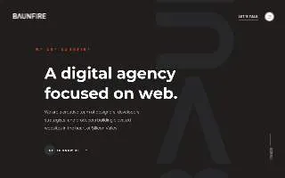 Baunfire of Milpitas website