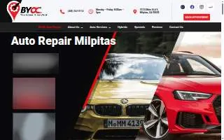 BYOC Auto Repair website