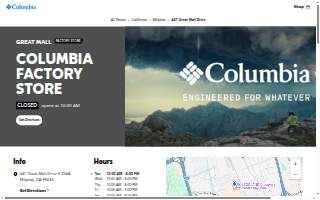 Columbia Factory Store of Milpitas