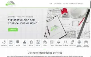 Greenline Home Remodeling website