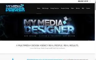 MyMediaDesigner.com of Milpitas website