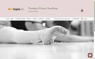 Youtopia Dance Academy website