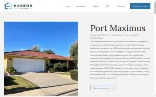 Harbor Care Homes: Port Maximus | Senior Living in Mission Viejo website