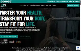 OC Fitness Coach Inc. website