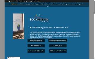 Bookkeeping Plus Tax website
