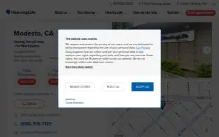 HearingLife Hearing Aid Center of Modesto CA website