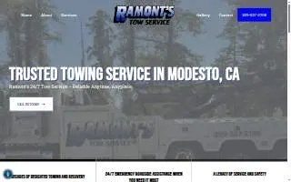 Ramont's Tow Service website