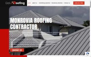 Gal Roofing website