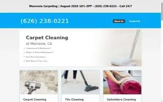 Monrovia Carpeting website