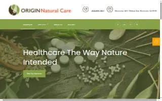 Origin Natural Care website