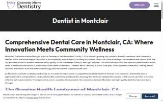 Cosmetic Micro Dentistry website