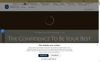 Golden State Dermatology of Montclair website