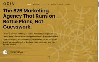 Odin Marketing House of Montclair website