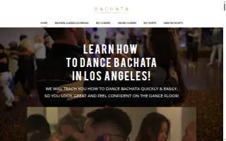 Bachata Dance Academy website