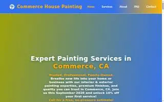Commerce House Painting website