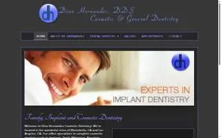 Dino Hernandez Cosmetic Dentistry website