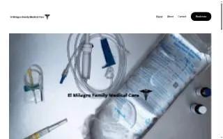 El Milagro Family Medical Care, Inc website